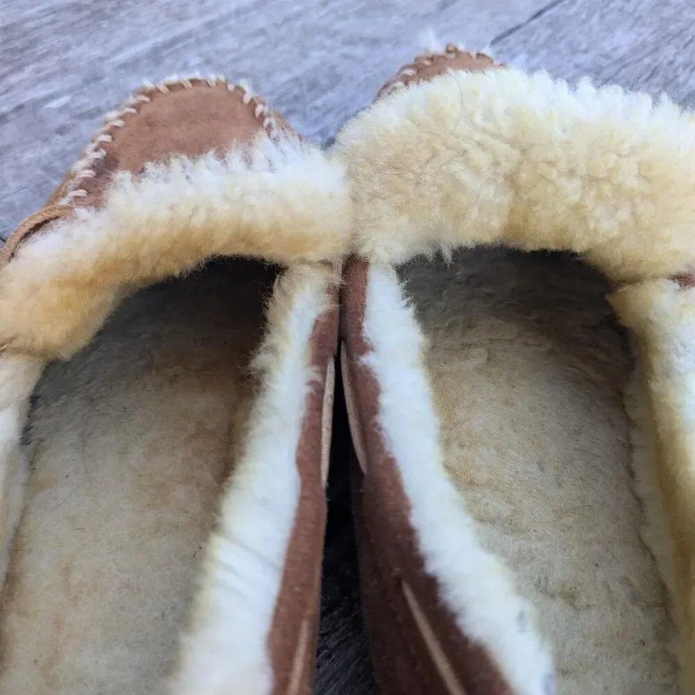 Llbean Men's Brown and Tan Slippers